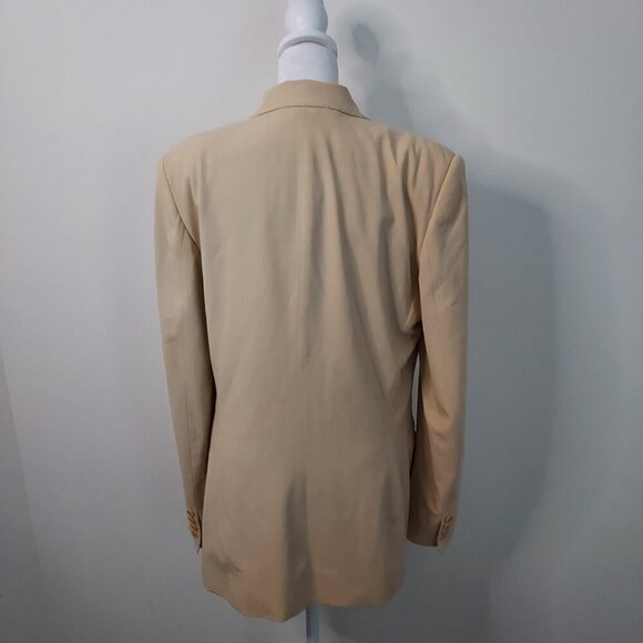 Vintage Ralph Lauren Black Label Wool Blend Slim Fit Blazer Size 12 - Picture 6 of 13